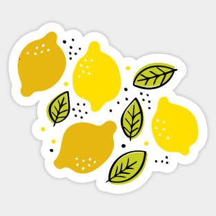 Fresh Lemons Sticker